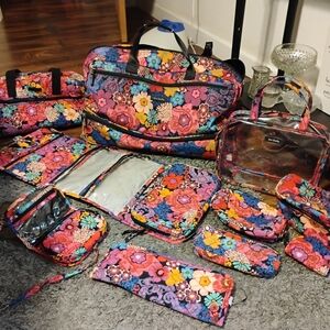 Floral Travel Bag Set